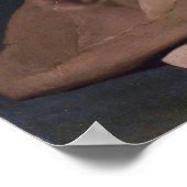 Heiliger Franziskus in Meditation (Zurbaran 1635) Poster (Ecke)