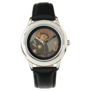 Heiliger Franziskus mit weißen Lilien Armbanduhr