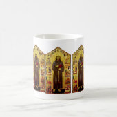 Heiliger Franziskus mittelalterlicher Ikonographie Tasse (Mittel)