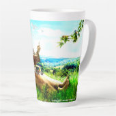 Heiliger Franziskus und die Predigt der Vögel Milchtasse (Rechte Ecke)