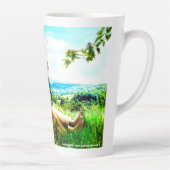 Heiliger Franziskus und die Predigt der Vögel Milchtasse (Rechts)