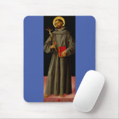 Heiliger Franziskus von Assisi durch Antoniazzo Ro Mousepad (Mit Mouse)