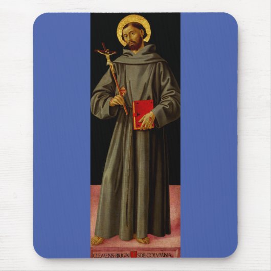 Heiliger Franziskus von Assisi durch Antoniazzo Ro Mousepad (Vorne)