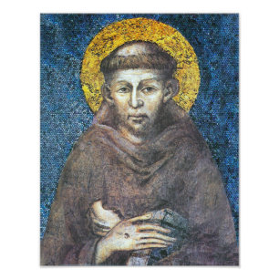 Heiliger Franziskus von Assisi Fotodruck