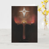 Heiliger Franziskus von Assisi Karte (Gelbe Blume)