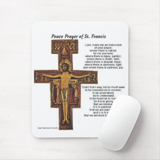 Heiliger Franziskus von Assisi Mousepad (Mit Mouse)