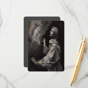 Heiliger Franziskus von Assisi Serenity Gebet Begleitkarte