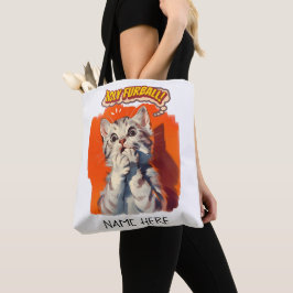 Heiliger Furball! Vintage charmante Kätzin Tasche