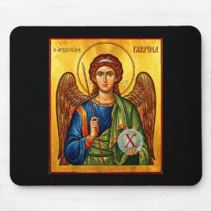 Heiliger Gabriel Der Erzengel Östlich Orthodox Byz Mousepad