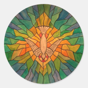 Heiliger Geist 01 z-1 HS Runder Aufkleber