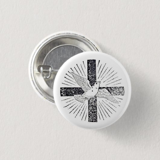 Heiliger Geist 1" Knopf Button (Vorne & Hinten)