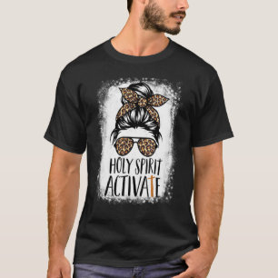 Heiliger Geist aktiviert Black Mama Life Leopard M T-Shirt