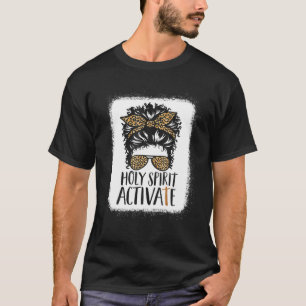 Heiliger Geist aktiviert Black Mama Life Leopard M T-Shirt