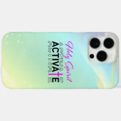 Heiliger Geist aktiviert - Grüne Pastelle Case-Mate iPhone Hülle (Rückseite (Horizontal))