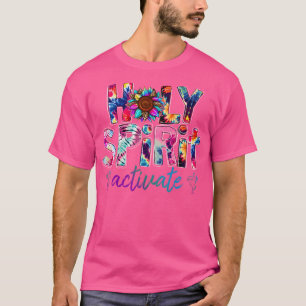 Heiliger Geist aktiviert Leoparden Christen Jesus  T-Shirt