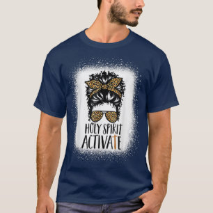 Heiliger Geist aktiviert schwarze Mama Leopard Mes T-Shirt