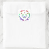 Heiliger Geist - Bestätigung Quadratischer Aufkleber (Tasche)