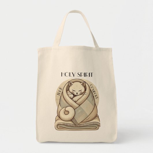 Heiliger Geist: Christliche Totentasche Tragetasche (Vorne)
