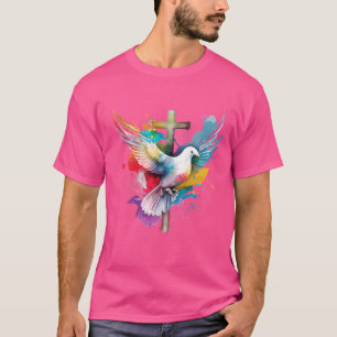 Heiliger Geist Dove Lob Jesus Pfingsten T-Shirt