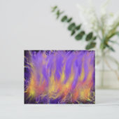 Heiliger Geist Feuer Christliche Prophetie Abstrak Postkarte (Stehend Vorderseite)