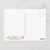 Heiliger Geist Feuer Christliche Prophetie Abstrak Postkarte (Rückseite)