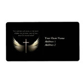 Heiliger Geist Flügel mit Kreuz und Schrift Verse (Vorne)