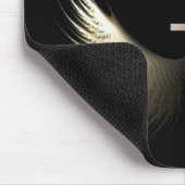 Heiliger Geist Flügel mit Kreuz-und Schrifts-Vers Mousepad (Ecke)