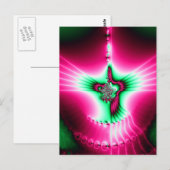 Heiliger Geist Fraktal Postkarte (Vorne/Hinten)