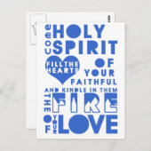 Heiliger Geist Gebet Postkarte (Vorne/Hinten)