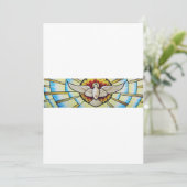 Heiliger Geist getauchte Buntglas Einladung (Stehend Vorderseite)