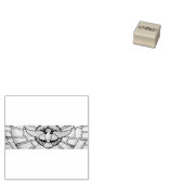 Heiliger Geist getauchte Buntglas Gummistempel (Stempel)