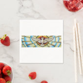 Heiliger Geist getauchte Buntglas Serviette (Beispiel)