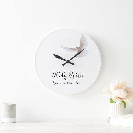Heiliger Geist Große Wanduhr (Zuhause)