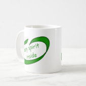 Heiliger Geist im Inneren Christlich Kaffeetasse (Vorderseite Links)