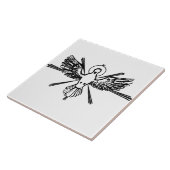 Heiliger Geist in Form von Taube Fliese (Seite)