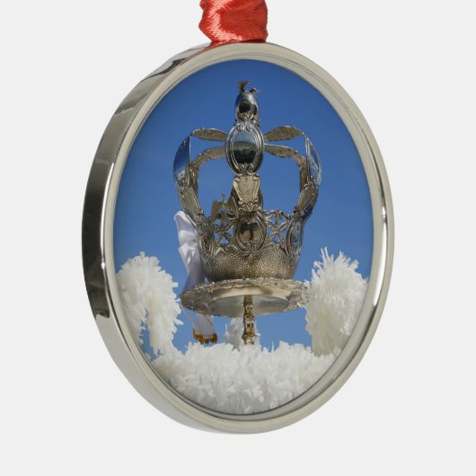 Heiliger Geist Krone Silbernes Ornament (Rechts)