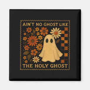 Heiliger Geist Lustiger Herbst Floral Retro Christ Magnet