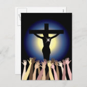 Heiliger Geist Ostern Feiertagspostkarte (Vorne/Hinten)