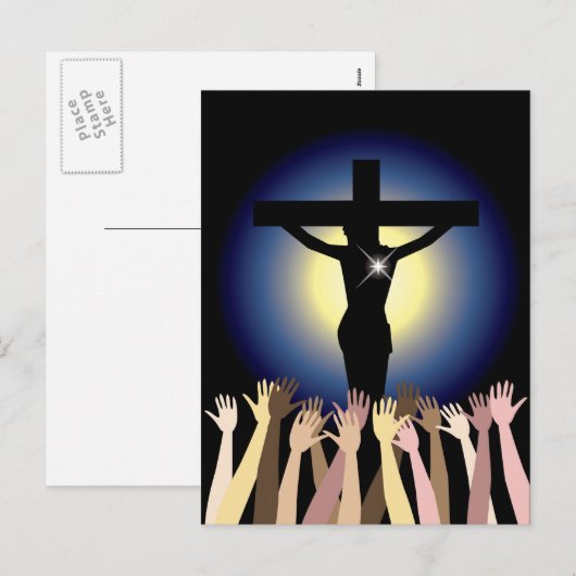 Heiliger Geist Ostern Feiertagspostkarte (Vorne/Hinten)