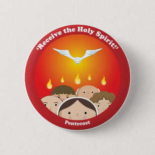 Heiliger Geist Pentecost Button