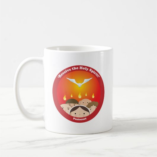 Heiliger Geist Pentecost Kaffeetasse (Links)
