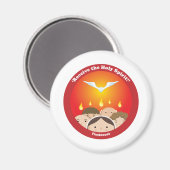 Heiliger Geist Pentecost Magnet (Vorderseite/Rückseite)