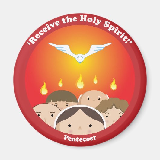 Heiliger Geist Pentecost Magnet (Vorne)