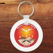 Heiliger Geist Pentecost Schlüsselanhänger (Vorderseite)