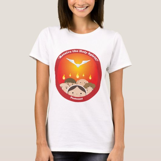Heiliger Geist Pentecost T-Shirt (Vorderseite)