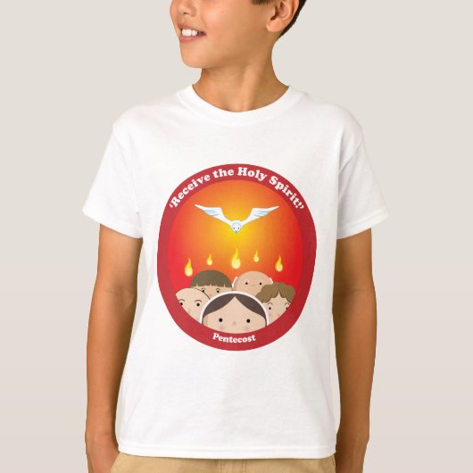 Heiliger Geist Pentecost T-Shirt (Vorderseite)