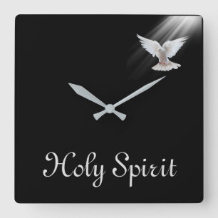 Heiliger Geist Quadratische Wanduhr