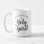 Heiliger Geist Religiöser Weihnachtsurlaub Kaffeetasse (Links)