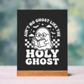 Heiliger Geist Retro Halloween-Geist-Design_1 Acrylschild (Neutral)