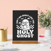 Heiliger Geist Retro Halloween-Geist-Design_1 Acrylschild (Hochzeit)
